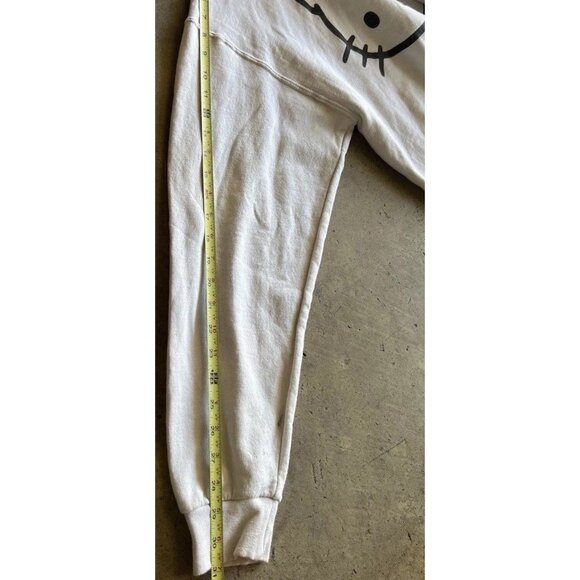 Hello Kitty Women’s Sz Large Sweater Hoodie Sanrio White Wink Hello Kitty - Picture 7 of 14